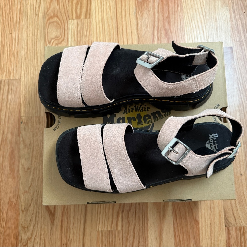 Dr. Martens Blush Pink Chunky Sandals - Picture 2 of 5